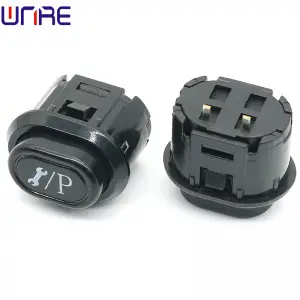 Electric motorcycle accessories parking horn two feet lock-free self-reset one-button repair press switch power outlet