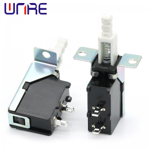 TV-5 (A10 Internal Spring)  White Handle Home Appliance Switch 8A/128A 250V Self-locking Switch
