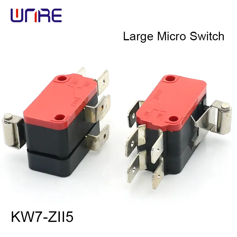 KW7-ZII5 Largre Micro Switch With Metal Roller Automation 16A for PLCs/Sensors/Actuators/Control Panels/Conveyor Systems
