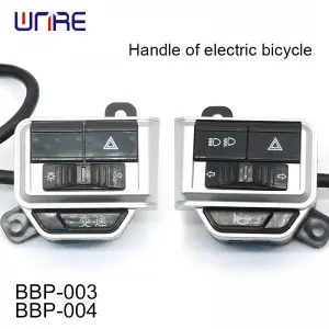 BBP-003 BBP-004 Urban E-Scooter Handlebar Ergonomic Horn  Auto-Resetting Signals for City Riding/Taxi Fleets