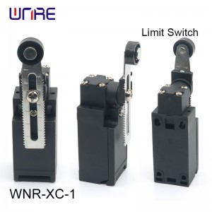 WNR-XC-1 Industrial Limit Switch IP67 Metal Pivot Arm Resin Ball Adjustable Roller Lever for CNC Automation Subway door rail