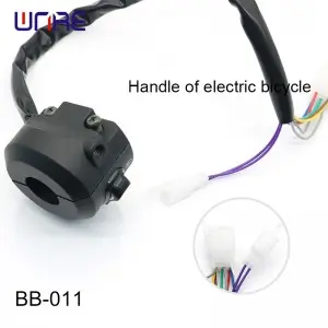 BB-010 BB-011 E-Bike Handlebar Waterproof Throttle Horn Turn Signals for E-Scooters/E-Mopeds