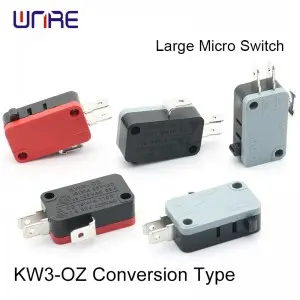 KW3-OZ Conversion Type Largre Micro Switch Changeover 3-PIN for Solar Panels/Battery Packs/Chargers/Inverters/Power Stations