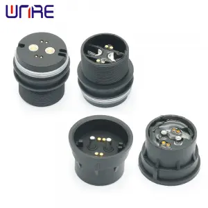 Magnetic Connection Military Waterproof Male Female Adsorption Charging Power Plug