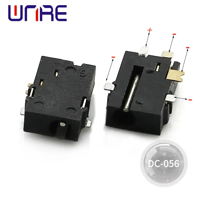 DC-056 DC female connector socket Panel mount DC socket jack Featured Image
