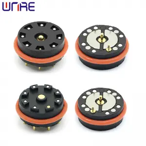 2Pin Circular Charging Magnetic Connector Port 2A12V Pogopin Waterproof Male Female Connector