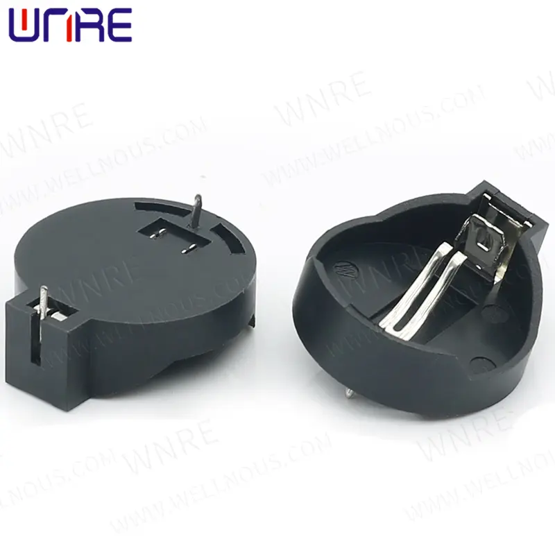 BS 2032-2-1 BS Battery Holder Black Button Cell Case Box Coin Cell Battery Storage Socket 5Pcs1