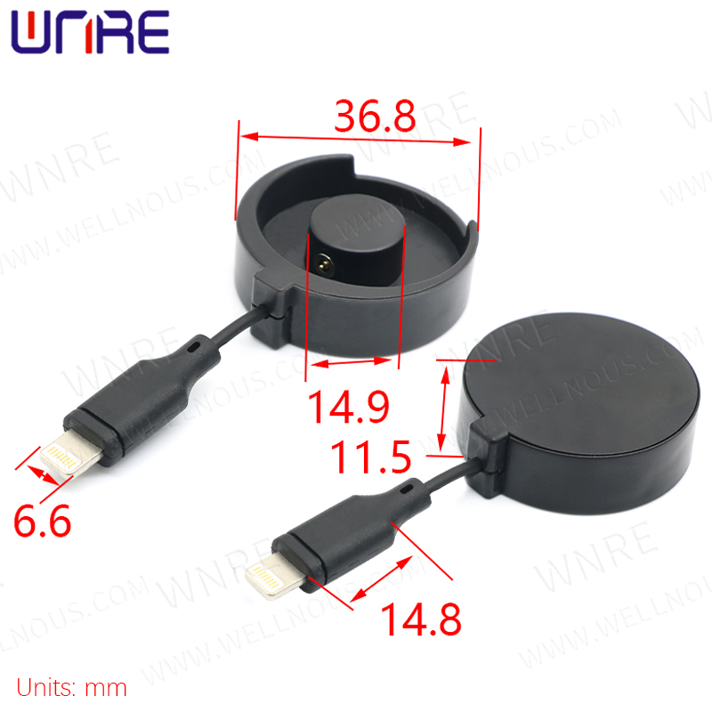 ircular Magnetic Charging Compartment With Android Type-C 7