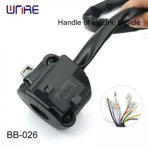BB-026 Standard E-Bike Handlebar Fits Most Electric Scooters Mopeds Horn  Signals Included