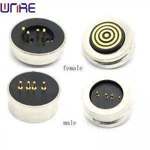 Blind Suction 360°Circular Male Female Magnet Circular CX-MX4P Charging Magnetic Connector