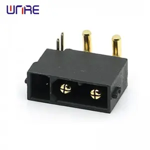 Gold Plated XT30(2+2)-F Plug With Signal Pin