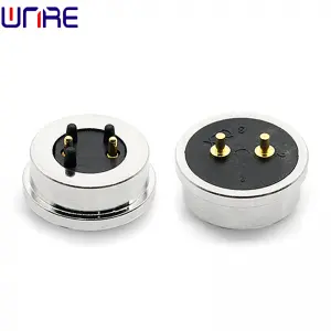 2Pin Circular Magnetic Connector Charging Port 2A 12V Waterproof Socket Pogopin Connector