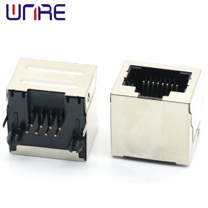RJ45-56 Without Light With Shell New Mold 8P8C Crystal Socket Network Socket Connector Interface