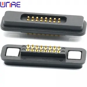 Square Waterproof CZX-E4 16P Pogopin Magnetic Connector Male Female Charging Socket Connector