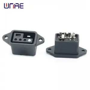 New National Standard Electric Bicycle Socket High Current Male And Female Interface High-temperature Resistant Charging Product DY-R645AM