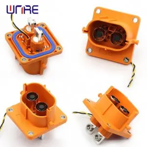 ODM manufacturer high voltage waterproof energy storage connector 1500V energy storage plug socket high voltage connector