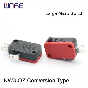KW3-OZ Conversion Type Largre Micro Switch Changeover 3-PIN for Solar Panels/Battery Packs/Chargers/Inverters/Power Stations