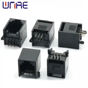 RJ45-5521-1X1-6P6C Without Ears Network Socket Connector Interface Crystal Head Female Socket