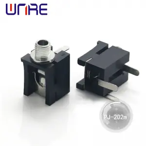 PJ-202m Headphone jack Audio Jack Metal Head 3 pins