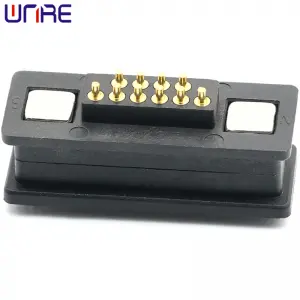10P Square Magnetic Connector Waterproof Pogopin CZX-E3 Male Female Charging Socket