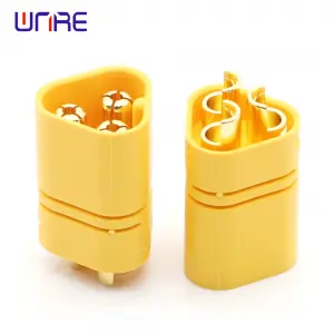 Low MOQ for Black Yellow Mt60 3.5mm 3 Pole Bullet Connector Male Female Plug