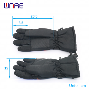 Electric heating gloves Magnetic heating ＆ 3.7V battery rechargeable gloves for winter cycling