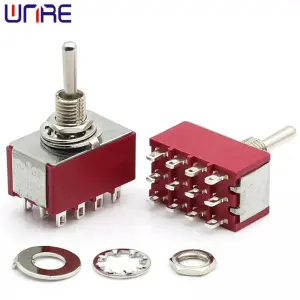 Power Toggle Switch MTS-402 12pin 2 Gears Home Appliances Car Aaccessories Button Switch
