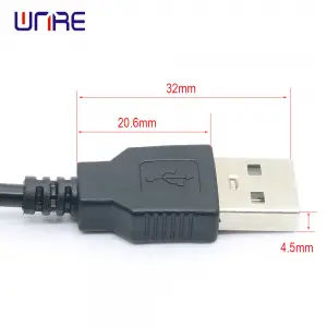 2 In 1 Connector Magnetic Cable 10mm Female Magnetic USB Cable 1.4m