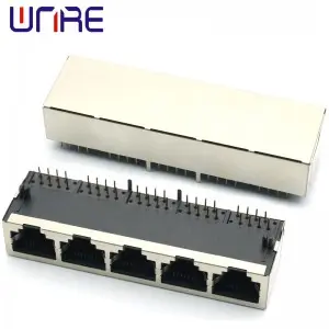Network Socket Connector Interface RJ45-59-1X5 With Shielding Crystal Head Female With Shell