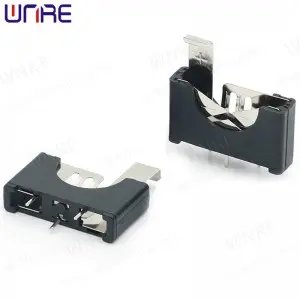 5Pcs BS Battery Holder BS-2032-5-2 Black Connector Holder Case Box Coin Cell Button Cell Socket
