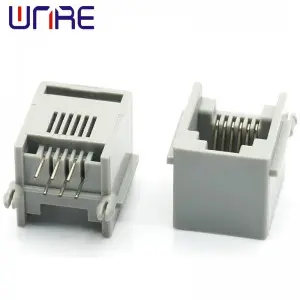 RJ45-5521-1X1-6P6C With Ears Network Socket Connector Interface Module Connector Telephone Socket