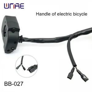 BB-027 Basic E-Bike Handlebar for Beginners Simple Horn Signal Controls Fits Common E-Mopeds