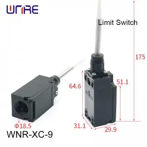 WNR-XC-9 Limit Switch IP67 Class II Plastic Rod Type for Machine tool stroke control lifting equipment rail traffic