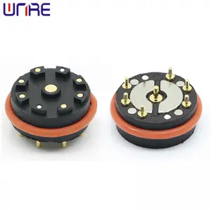 7Pin 2A12V Circular Pogopin Connector Magnet Power Supply Male Female Magnetic Connector