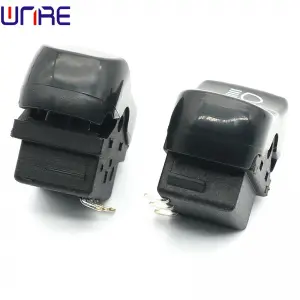 The electric vehicle button headlamp far and near switches two gears boat type switch