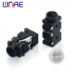 Headphone socket PJ-327F widely used, black, good quality