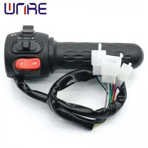 BB-014 E-Scooter Handle w/Glove-Friendly Horn Button & Self-Resetting Turn Signals for Shared Mobility Services