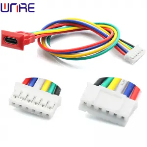Type-c-00270 Buckle slope 6P Fast Charging Data Cable Connector USB Power Connector Socket