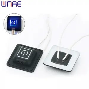 GJ-105 Temperature Control Switch With Three Levels Type-C Silicone Button For Clothing Heating