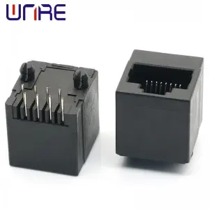 RJ45-524 All Plastic Without Light Crystal Head Network Socket Connector Interface