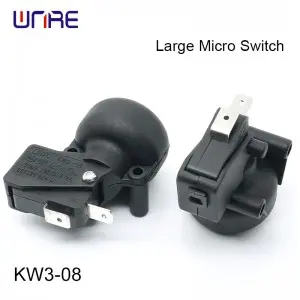 KW3-08 Largre Micro Switch With Steel Ball Anti-Tip Safety Normally Closed 250V 5A for Overload Protection and Limit Control Circuits