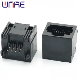 RJ45-56 Without Light Full Plastic New Mold Connector Crystal Network Socket Connector Interface
