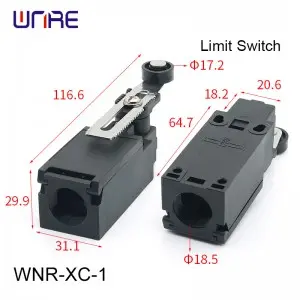 WNR-XC-1 Industrial Limit Switch IP67 Metal Pivot Arm Resin Ball Adjustable Roller Lever for CNC Automation Subway door rail
