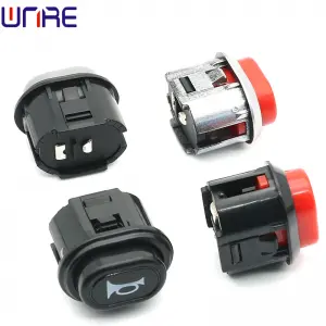 Children’s toy battery car P key horn repair key red lock-free self-reset handle electric car start switch