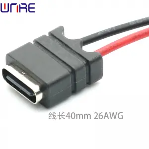 TYPE-C-00080 Waterproof Socket Female 2P Electronic Product USB Connector Power Connection