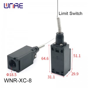 WNR-XC-8 Industrial Limit Switch IP67 Class II Whisker Type for Subway door Automobile manufacturing New Energy