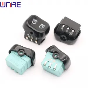 Fault warning button switch electric vehicle double flash emergency lights self-locking button switch