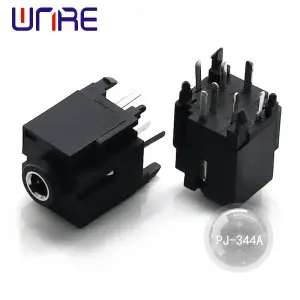 PJ-344A Headphone Socket High-quality audio device Black