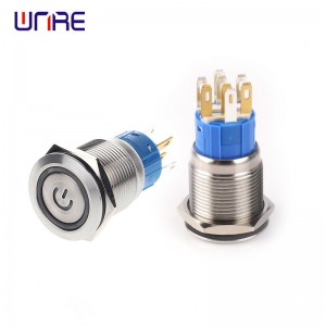 19C double-pole ring-type power supply normally closed normally open self-locking reset