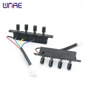A complete set of keyboard switches GST Q1 Color With Black And Silver